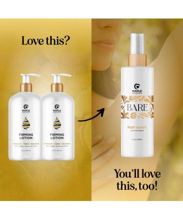 Maple Holistics Skin Firming Body Lotion for Women - Caffeine & Collagen Body Lotion with Hyaluronic Acid for Dry Crepey Loose Skin and Cellulite (2 Pack) Sweet Almond 1 Count (Pack of 2) - Buy Online on GoSupps.com