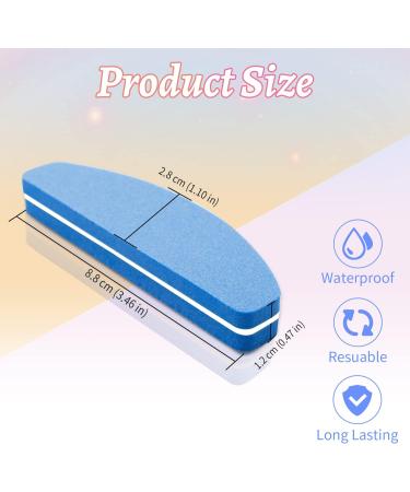 20 Pcs Double Sided Nail Buffers 100/180 Grit Blocks for Natural Gel Acrylic Nails - Durable and Portable Manicure Tools (Blue) - Buy Online on GoSupps.com