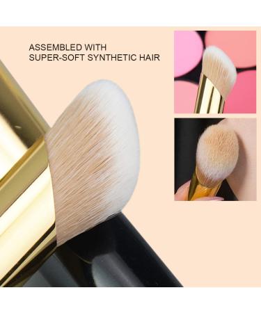 3Pcs Kabuki Makeup Brushes Set for Foundation, Concealer, and Contouring - Ideal for Powder, Liquid, Cream, and Mineral Makeup - Buy Online on GoSupps.com