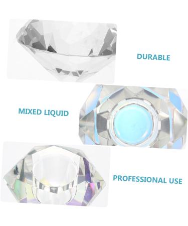 POPETPOP 3 pcs nail art crystal cup manicure liquid cup dappen dish nail for acrylic application acrylic nail brush monomer cups for acrylic nails Symphony liquid tank white 5.5x5.5cmx3pcs Whitex3pcs - Buy Online on GoSupps.com