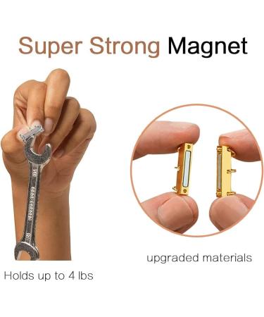 18K Gold and Silver Necklace Layering Clasps - Multi-Strand Spacer Closure for Layered Jewelry - Set of 3 Gold Converters - Buy Online on GoSupps.com