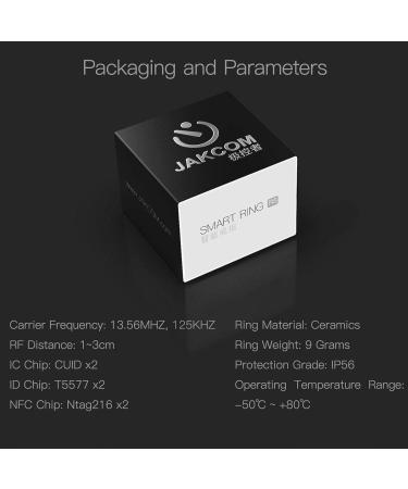 Woys Intelligent Rings for Men | Portable 6 RFID Cards & 2 Health Stones | Stylish Magic Wearable Device for Mobile & Social Sharing - Shop Now! - Buy Online on GoSupps.com