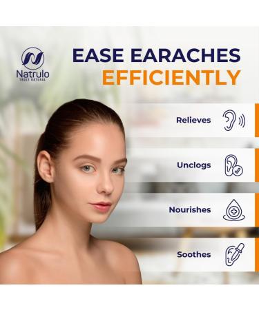 Natural Ear Drops for Ear Infection - Herbal Eardrops for Adults Kids & Pets - Soothes Ear Aches & Itchy Ears - USA-Made Kids Safe Ear Oil (2 Oz - Buy Online on GoSupps.com