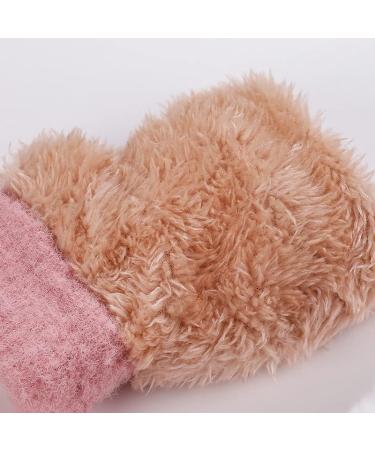 Cute Fox Knitting Short Full Finger Gloves for Toddler Kids | Thermal Plush Lining | 1-3 Yrs | Perfect for Winter, Cycling, Camping | Car/Pink - Buy Online on GoSupps.com