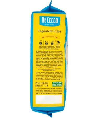 De Cecco - Tagliatelle 203 500GR - Buy Online on GoSupps.com