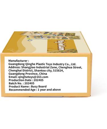 Konijiwa Montessori Busy Board - Sensory Activity Board for 1-4 Year Olds | Wooden Toy with LED Light Switches | Ideal Learning Tool for Babies - Buy Online on GoSupps.com