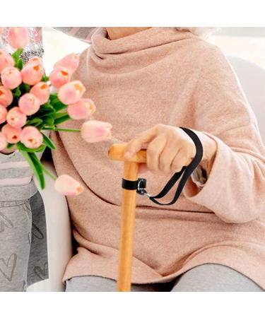 6 Pack Wrist Loop Black Walking Stick Strap Wrist Strap Walking Stick Accessories for Walking Sticks - Buy Online on GoSupps.com