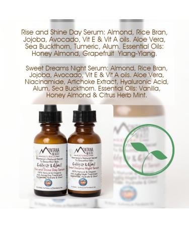 Shop Anti-Aging Skin Care Set - Organic Day & Night Face Serums with Hyaluronic Acid Vit A C E | Non-Toxic Natural Moisturizer - Buy Online on GoSupps.com