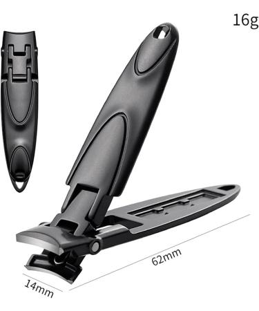 Ultra-Thin Portable Nail Clippers Anti-Splash Nail Clippers Nail Tools (Black) 111 - Buy Online on GoSupps.com