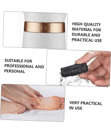 Housoutil Foot Foot File Electric Foot Dead Skin Remover Callus Wisking Tool Electric Nail Rings Pedicure Foot Pedicure Scrubber White Care Foot Scraper Diamond - Buy Online on GoSupps.com