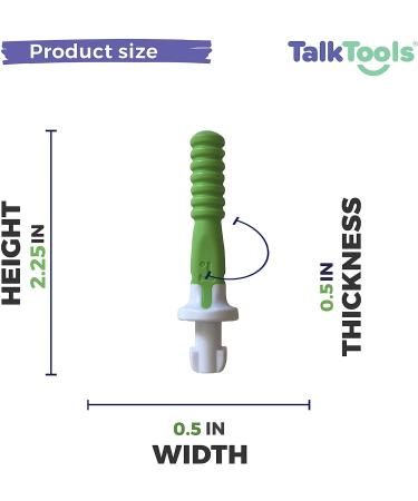 TalkTools Sensi Wee Round Textured Tip (Green) - Oral Sensory Tool - Buy Online on GoSupps.com