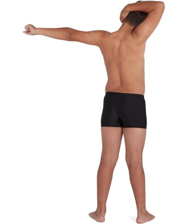 Buy Speedo Boys Boom Logo Placement Aquashort 13-14 Years - Black/Light Adriatic | Fast International Shipping - Buy Online on GoSupps.com