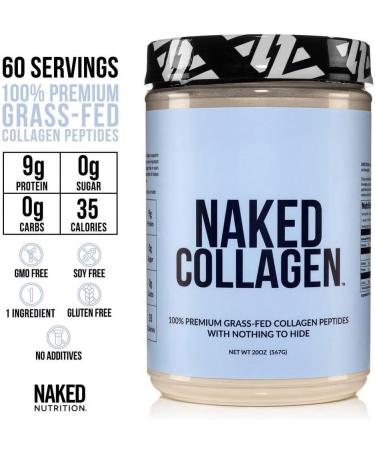 NAKED Chocolate Whey Isolate Protein Powder (24 Servings) Collagen Peptides Protein Powder 20oz (60 Servings) Grass-Fed Pasture-Raised Non-GMO Gluten Free Keto Paleo Friendly - Buy Online on GoSupps.com