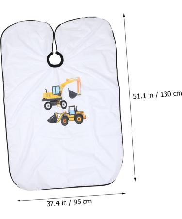 Angoily Children's Barber Cloth Robe Fabric Major White Baby - Buy Online on GoSupps.com