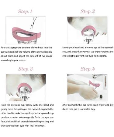 Zalati Eye Wash Cup - Pink | Eye Bath Cleaner Bottle for Effective Eye Care - Buy Online on GoSupps.com