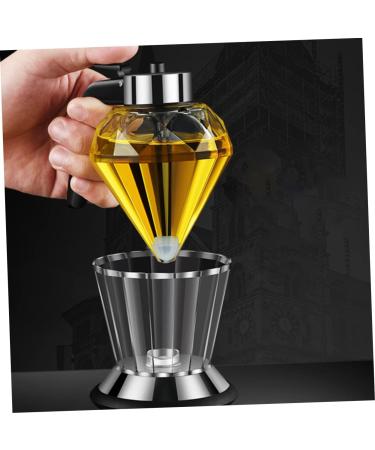 Zerodeko Oil Can Olive Oil Pot Oiler Soy Sauce Bottle Soy Sauce Dispenser Olive Oil Jar Kitchen Oil Dispenser Cruet Bottle Oil Press Glass Bottle Oil Storage Vinegar Bottle Stainless Steel 15X8.5X8.5CM Black - Buy Online on GoSupps.com