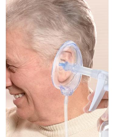 Nicoport A1B Ear Wax Removal Kit - Reusable & Safe Ear Cleaner for Kids, Adults, Elders - Effective Ear Wash System with 500ml Earmuffs - Buy Online on GoSupps.com