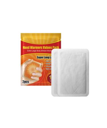 2/20 pieces per box hand warmer self -heating portable fast heating pads warm waist and belly self -heating pastes adjustable temperature warmer 2 pieces.