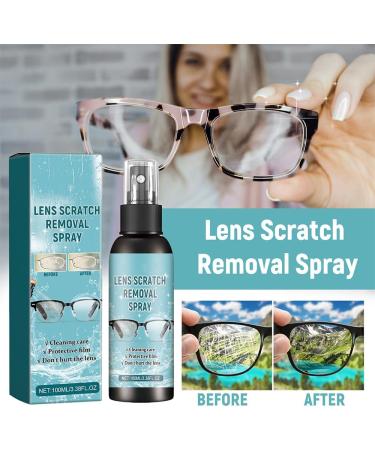 KCRPM Eyeglass Lens Scratch Remover Spray - 2-in-1 High Protection for Coated Glasses Sunglasses & Lenses - Fast & Effective Scratch Repair (3 Sets - Buy Online on GoSupps.com