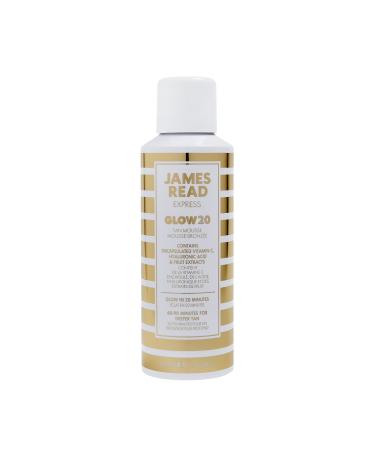 JAMES READ Glow20 Express Instant Tan Mousse for Body Light to Medium Tone 200 ml Brown