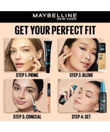 Maybelline New York Fit Me Matte + Poreless Liquid Foundation - 118 Light Beige SPF Oil Absorbing 1.01 oz | International Shipping - Buy Online on GoSupps.com
