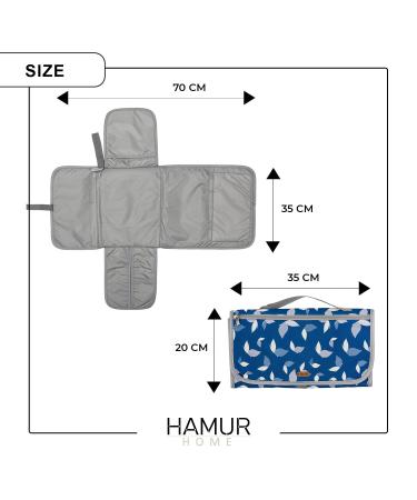 Hamur Home 3-in-1 Diaper Pocket & Portable Organizer - Stylish Butterfly Small Diaper Bag for Moms | Wipes Cream & Baby Essentials - Buy Online on GoSupps.com