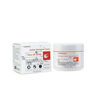 Azelaic Acid Face Cream Azelaic Acid 15% Facial Serum Cream Azelaic Acid Acne Cream Gentle Niacinamide&Vitamin C for Redness Face Dark Spot Rosacea Skin Care Beauty for Face or Body(30G)