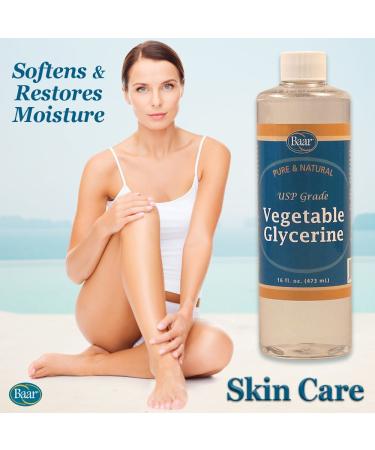 Buy Food Grade Vegetable Glycerine USP - 16 fl. oz | Premium Quality for Cooking & DIY - Buy Online on GoSupps.com