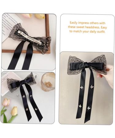 FOMIYES Bow Hairpin Big Bows for Girls Hair Bows for Big Hair Bows Tiaras for Women Womens Hair Clips Hair Toppers for Women Bows Hairpins Girl Hair Bows Miss South Korea French Fabric - Buy Online on GoSupps.com