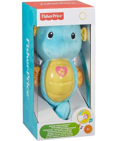 Fisher-Price Soothe and Glow Seahorse (Blue) - Calming Baby Toy - Buy Online on GoSupps.com