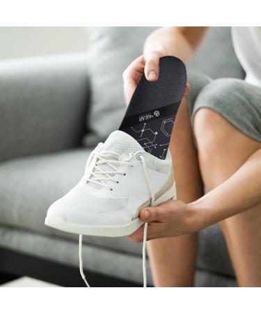 Plantar Fasciitis Relief Kit - 2 Pairs Compression Foot Sleeves & Arch Support Insoles XL (Women 11-12 Men 11.5-12.5) - Buy Online on GoSupps.com