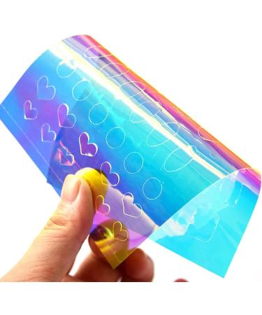 Dornail Aurora Nail Foil 11 Sheets - Holographic Broken Glass Paper Stickers for DIY Nail Art Decoration - Women and Girls - Buy Online on GoSupps.com