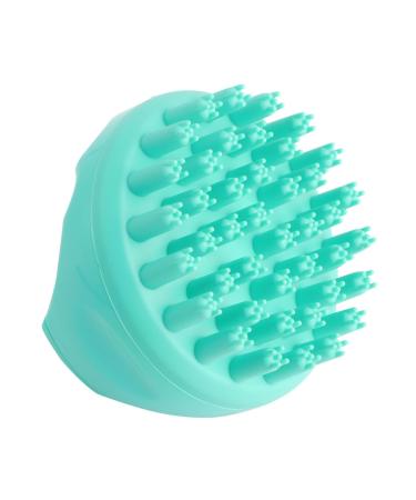 Fomiyes 1stk hair massage brush for the salon gym gymnasium scalp massage devices soft hairbrush made of silicone clothes collector hair shampoo brush hair massage brush made of silicone 1pc green