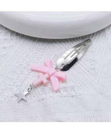 hgnxa Crossed Bowknot BB Clip Hairpin Cute Barrette Love Heart Hair Clip Fashion Hairpin Headwear Girl Hair Accessoires - Buy Online on GoSupps.com