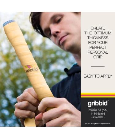 GRIBBID Field Hockey Stick Grip Tape - Original Dutch Chamois - Yellow 2-Pack | International Shipping Available - Buy Online on GoSupps.com