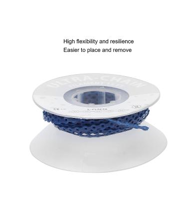 Orthodontic Rubber Chain - Blue Elastic Dental Brace Power Chain Accessory - Buy Online on GoSupps.com