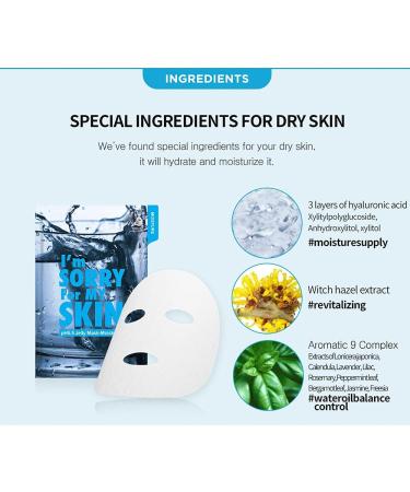 I M SORRY FOR MY SKIN Ph5.5 Moisture Facial Mask - Hydrating International Shipping - Best Skin Care Mask - Buy Online on GoSupps.com