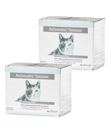 Alfavet Reconvales Tonic Cat appetizing diet supplementary feed for a convalescence and underweight double pack 2x6x45ml