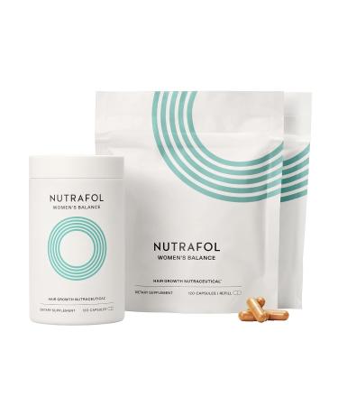 Nutrafol Women’s Balance Menopause Supplement, Clinically Proven Hair Growth Supplement for Visibly Thicker Hair and More Scalp Coverage Through Menopause (3-Month Supply) - Buy Online on GoSupps.com
