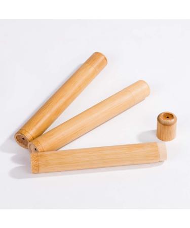 Bamboo Toothbrush Travel Case - Pack of 6 | Biodegradable & Eco-Friendly - Buy Online on GoSupps.com