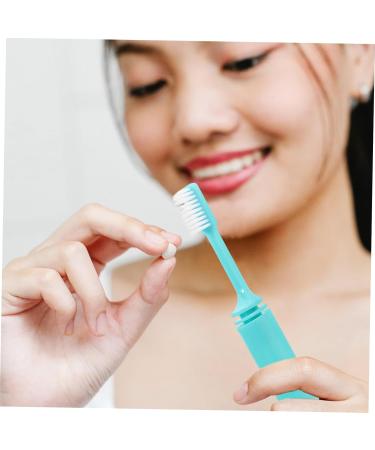 FRCOLOR 2-Pack Travel Toothbrush & Tooth Grinder - Kids' Collapsible Camping Toothbrush with Outdoor Hanging Hooks - Buy Online on GoSupps.com