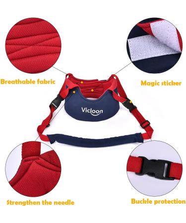 Vicloon Hand-held Baby Walker - Toddler Walking Assistant Belt in Blue - Buy Online on GoSupps.com