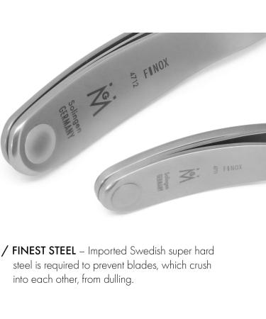 GERMANIKURE Professional Nail Clipper - FINOX Surgical Stainless Steel - Made in Solingen Germany - Travel Size Toenail Clipper - Buy Online on GoSupps.com