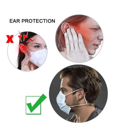 XPEX 8-Part Adjustable Mask Holder & Chain | Ear Pain Relief Lanyard for Ultimate Comfort - International Shipping Available - Buy Online on GoSupps.com