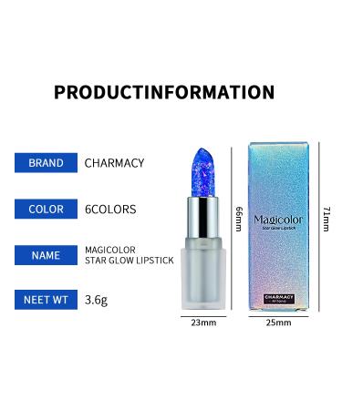 Buy CHARMCY Magicolor Star Glow Lipstick - Metallic Shimmer & Moisturizing Long Lasting Lip Balm | Temperature Color Change Makeup for Women - Midsummer Fruit (#03) - Shop Internationally - Buy Online on GoSupps.com