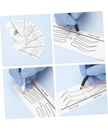 Healeved 1 Set Eyebrow Makeup Tool Eyebrow Drawing Tool Eyebrow Guide Stencil Mold Supplies Eyebrow Trimming - Buy Online on GoSupps.com