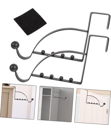 BUGUUYO 2pcs Storage Hook Behind The Door Heavy Duty Hangers Bathroom Door Hook Door Hanger Hook for Bag Hat - Buy Online on GoSupps.com