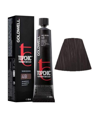 Goldwell Topchic hair color 4B havana brown The new Topchic experience true color expertise 60 ml 4B havana brown 1 g (1 pack)