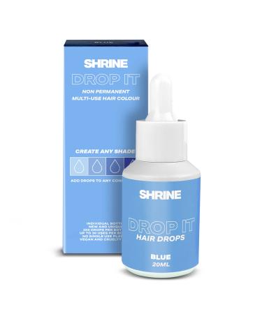 SHRINE Drop It Semi-Permanent Hair Dye Bottle Blue 20 ml blue 20 ml (Pack of 1)