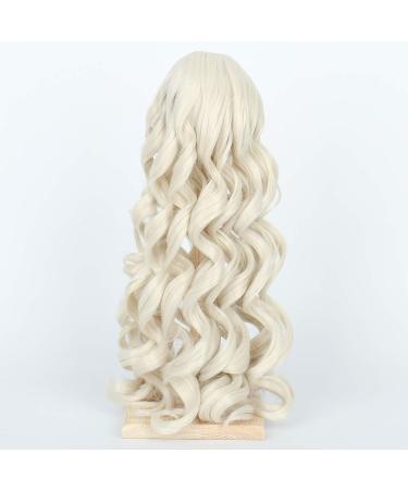 8-9 Inch Blonde Curly Doll Wig for 1/3 BJD MSD DOD Pullip Dollfie - Non-Human Hair - Buy Online on GoSupps.com